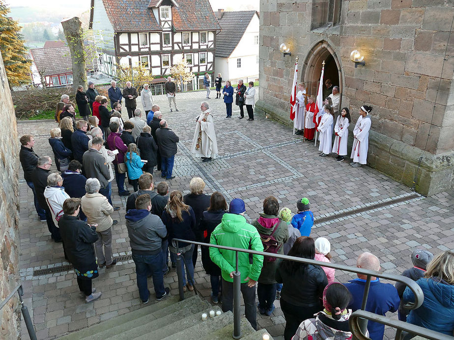 Lumen Christi - Auferstehungsmesse in St. Crescentius (Foto: Karl-Franz Thiede)